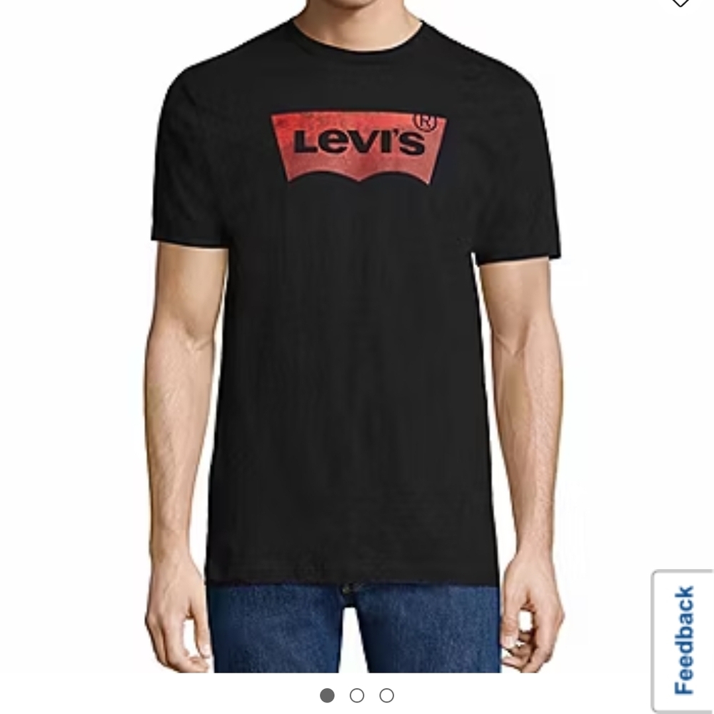 Levi's Black and Red Logo T-Shirt